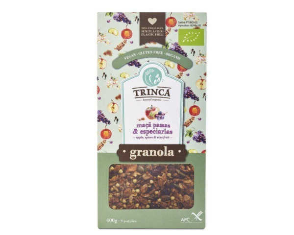 Granola con Manzana, Pasas y Especias