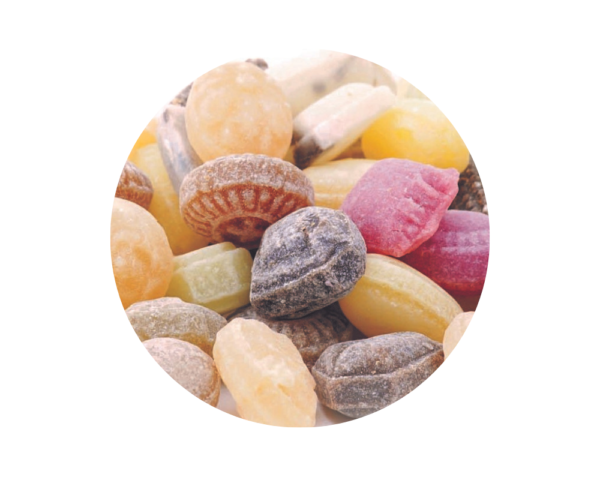 Caramelos naturales con té