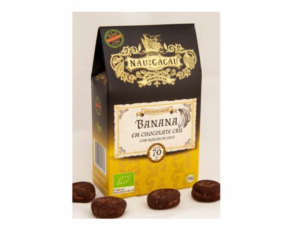 Plátano con chocolate