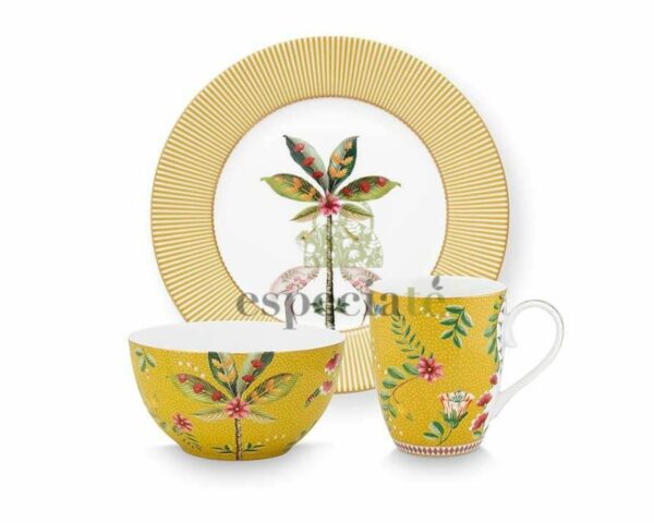 Set de desayuno Majorelle Yellow