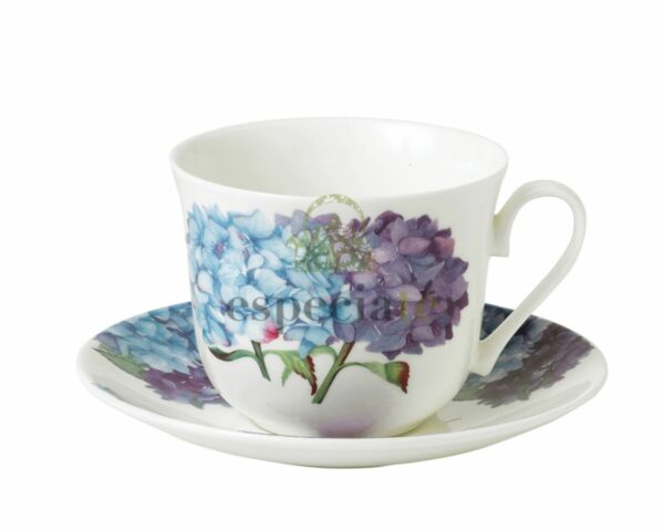 Taza de Desayuno Hortensias
