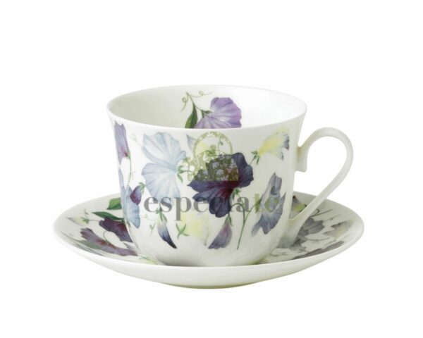 Taza de Desayuno Sweet Pea Lila