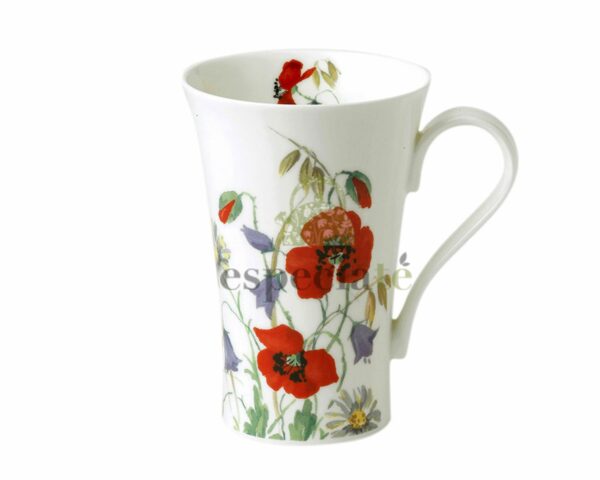 Latte Mug Poppies