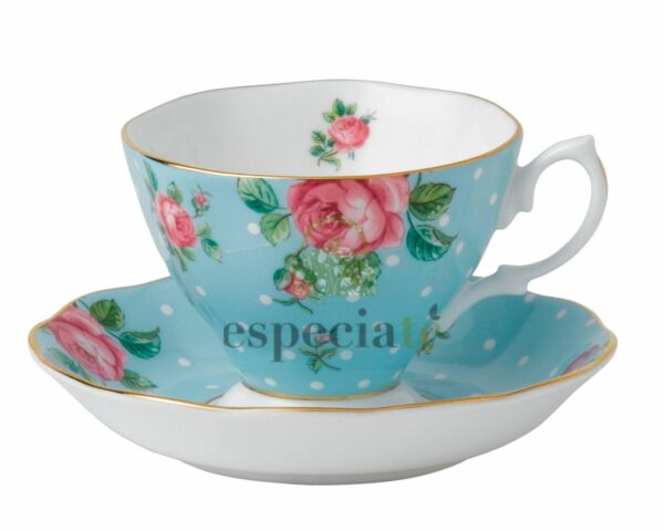 Teacup Polka Blue