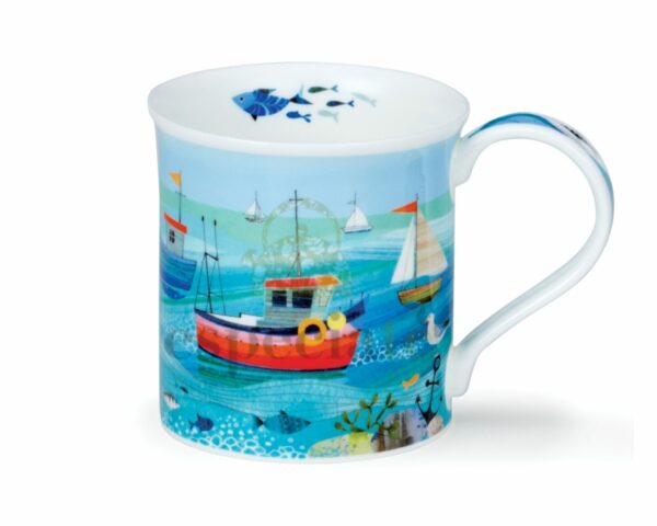 Mug Shore Life Fish Boat