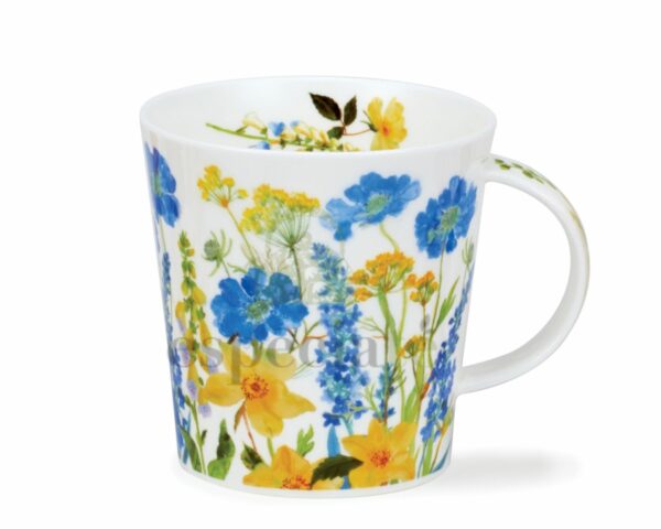 Mug Cottage Border Blue