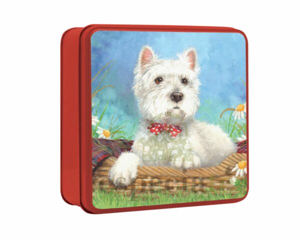 Lata de galletas Dog with Bow Tie