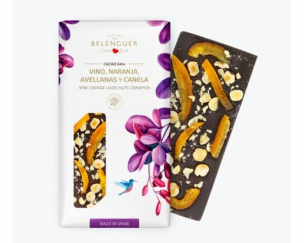 Chocolate con Vino, Naranja, Avellanas y Canela