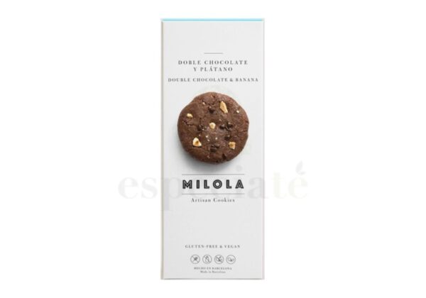 Galletas Sin Gluten de Chocolate y Plátano Veganas