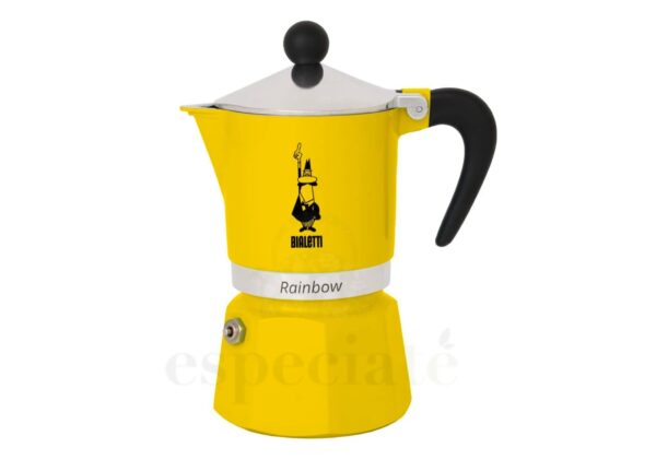 Cafetera Bialetti Rainbow Amarilla 3tz