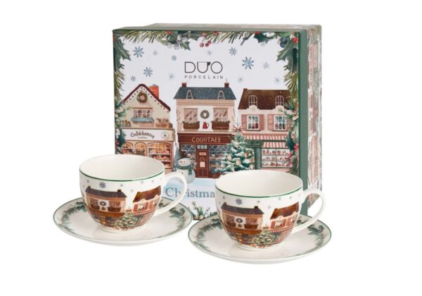 Juego de Tazas Christmas City