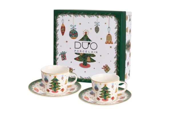 Juego de Tazas Espresso Christmas Tree