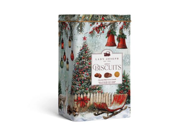 Surtido de Galletas Lady Joseph en Lata de Navidad