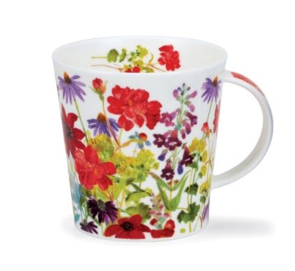Mug Cottage Border Red