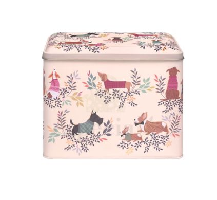 Lata Rectangular Perros Sara Miller